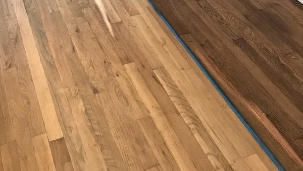 STAINING HARDWOOD FLOORS